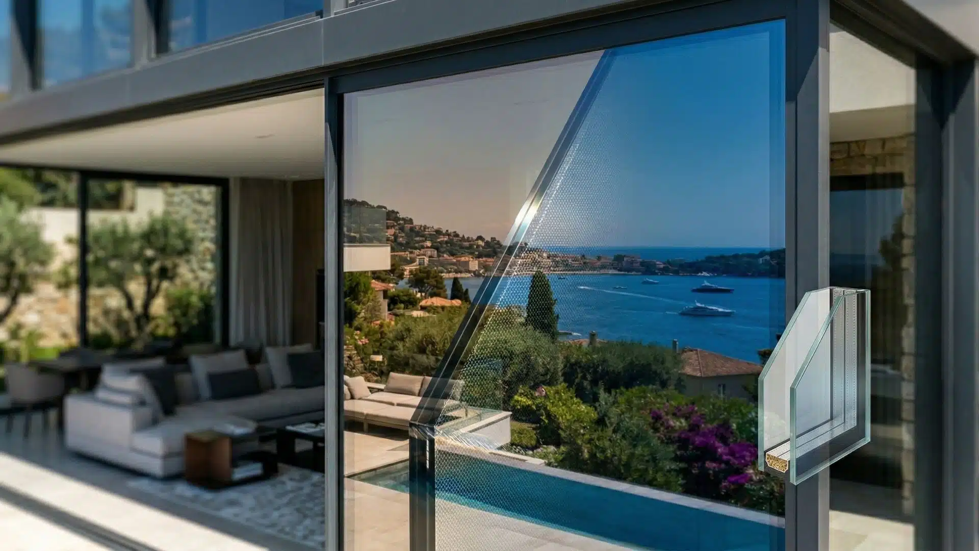 Pose de films teintés anti-UV & anti-chaleur sur tous types de vitrages avec GLASS PROTECT sur la Côte d’Azur (3) film fenêtre - GLASS PROTECT